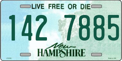 NH license plate 1427885
