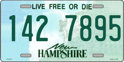 NH license plate 1427895
