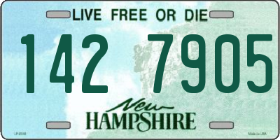 NH license plate 1427905