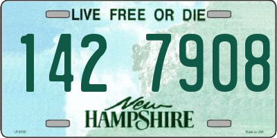 NH license plate 1427908