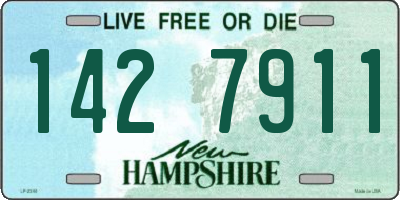 NH license plate 1427911