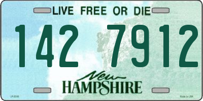 NH license plate 1427912