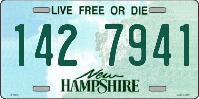 NH license plate 1427941
