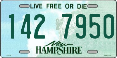 NH license plate 1427950