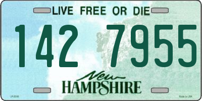 NH license plate 1427955
