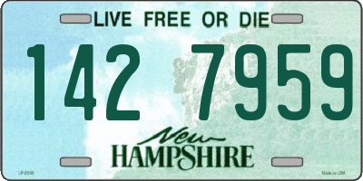 NH license plate 1427959