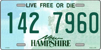 NH license plate 1427960