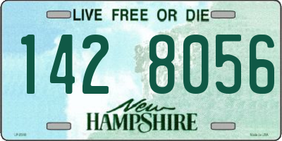 NH license plate 1428056