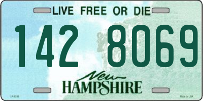 NH license plate 1428069
