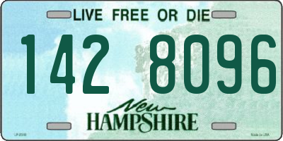 NH license plate 1428096