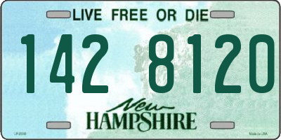 NH license plate 1428120