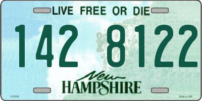 NH license plate 1428122