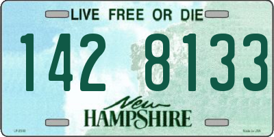 NH license plate 1428133