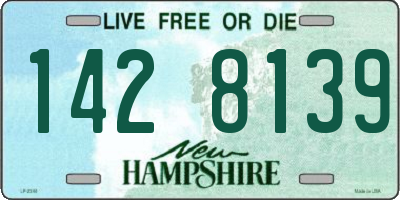 NH license plate 1428139
