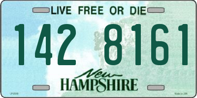 NH license plate 1428161