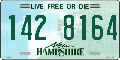 NH license plate 1428164