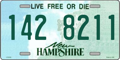 NH license plate 1428211
