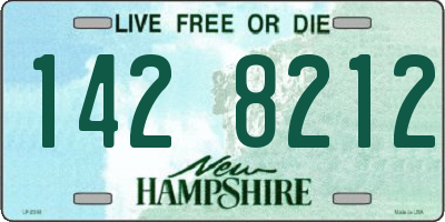 NH license plate 1428212