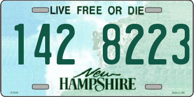 NH license plate 1428223