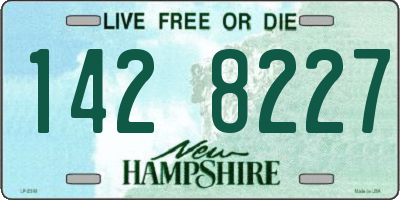 NH license plate 1428227