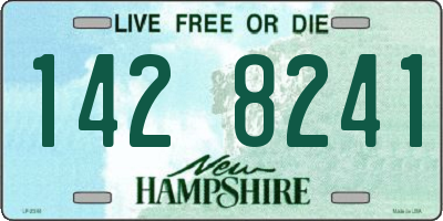 NH license plate 1428241