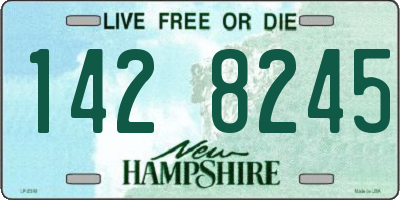 NH license plate 1428245