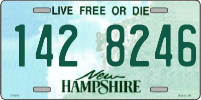NH license plate 1428246