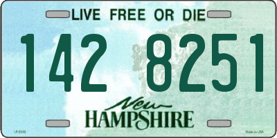 NH license plate 1428251