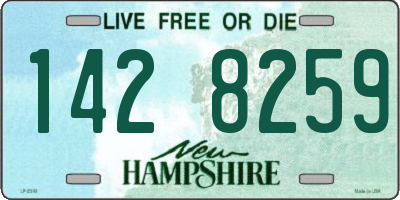 NH license plate 1428259