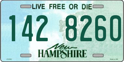 NH license plate 1428260
