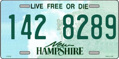 NH license plate 1428289