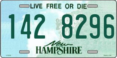 NH license plate 1428296