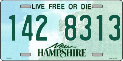 NH license plate 1428313