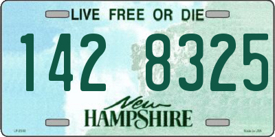 NH license plate 1428325