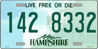 NH license plate 1428332