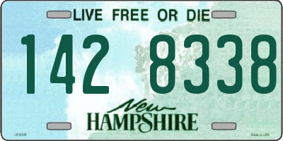 NH license plate 1428338