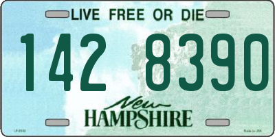 NH license plate 1428390