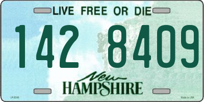 NH license plate 1428409