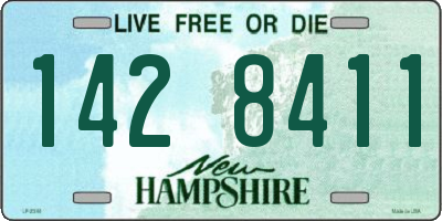 NH license plate 1428411