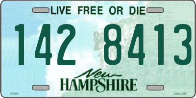 NH license plate 1428413