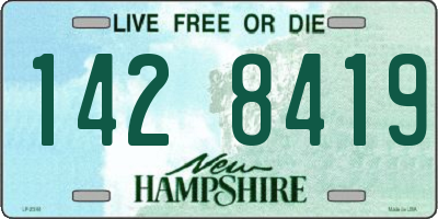 NH license plate 1428419