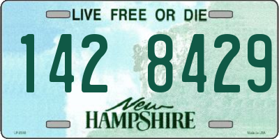 NH license plate 1428429