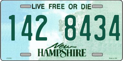 NH license plate 1428434