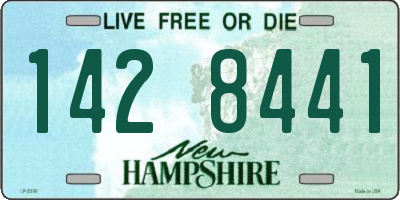 NH license plate 1428441