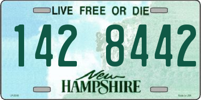 NH license plate 1428442