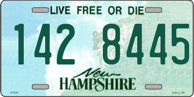 NH license plate 1428445