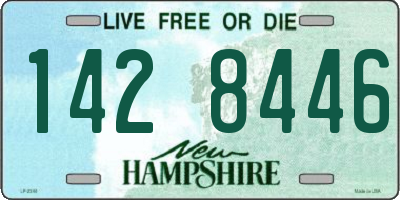 NH license plate 1428446