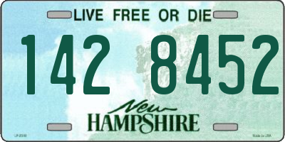 NH license plate 1428452