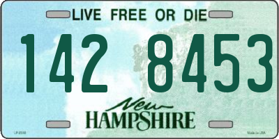 NH license plate 1428453