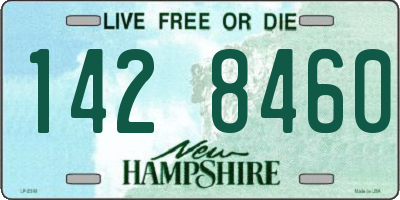 NH license plate 1428460